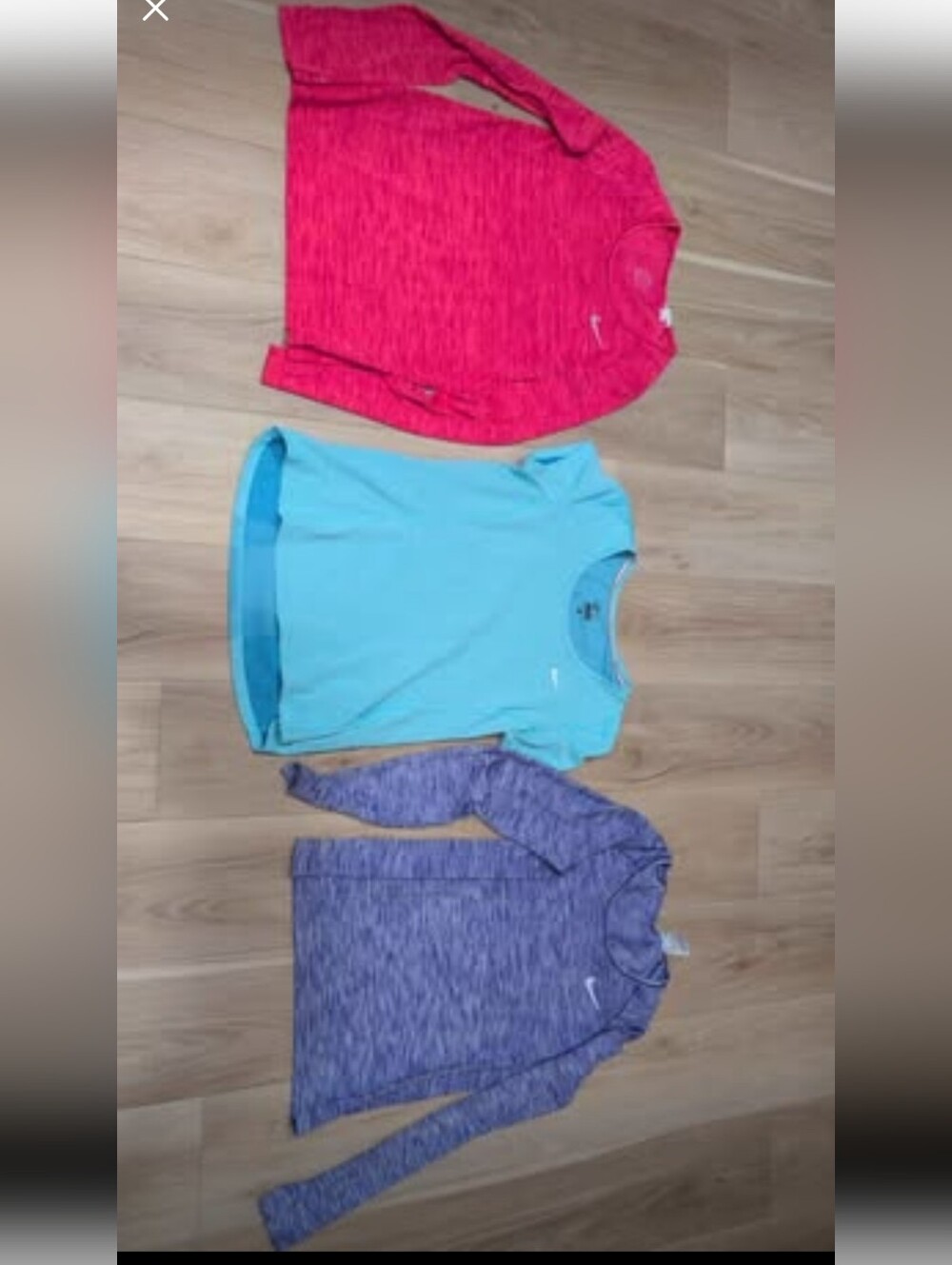 Nike Women's  Active Tops - Pink, Aqua, Purple (3-Pack)